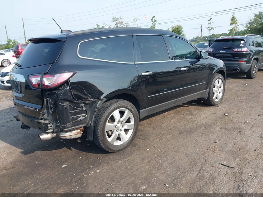 Vin: 1gnkrjkd6gj320309, lot: 46236236, chevrolet traverse ltz 20164