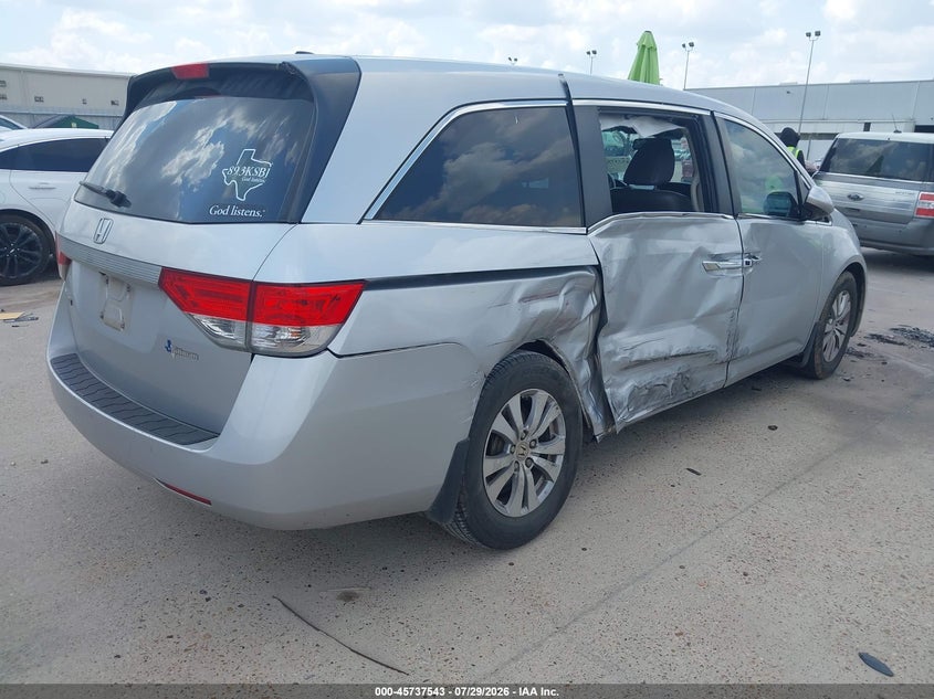 Vin: 5fnrl5h68fb076984, lot: 46236248, honda odyssey ex-l 20154