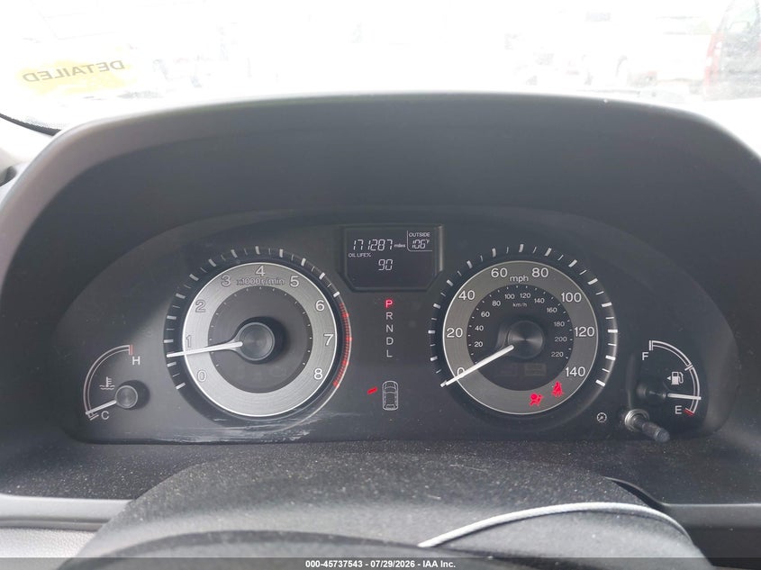 2015 HONDA ODYSSEY auction photo 7
