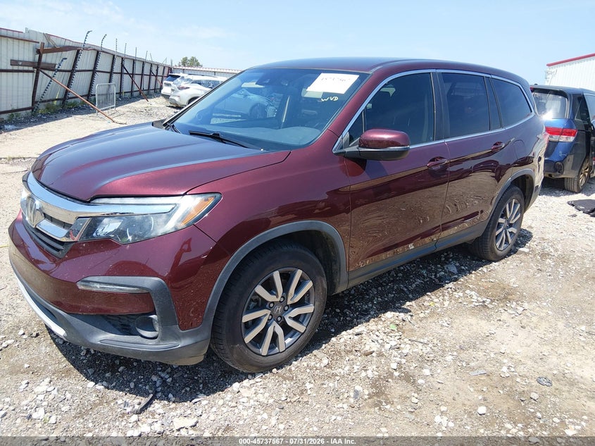 Vin: 5fnyf5h39kb045648, lot: 46236271, honda pilot ex 20192