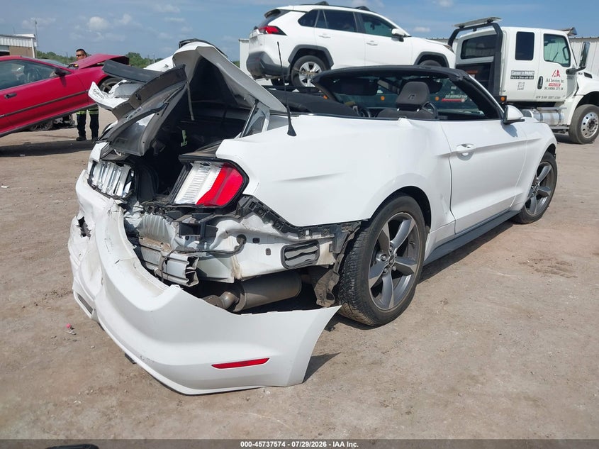 Vin: 1fatp8em9f5388527, lot: 46236278, ford mustang v6 20154