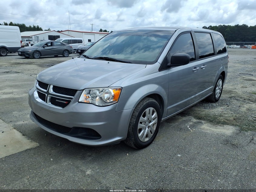 Vin: 2c4rdgbg8jr296889, lot: 46236279, dodge grand caravan se 20182