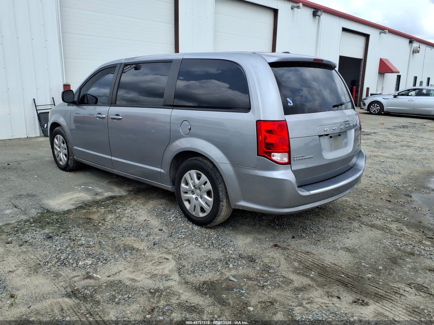 Vin: 2c4rdgbg8jr296889, lot: 46236279, dodge grand caravan se 20183