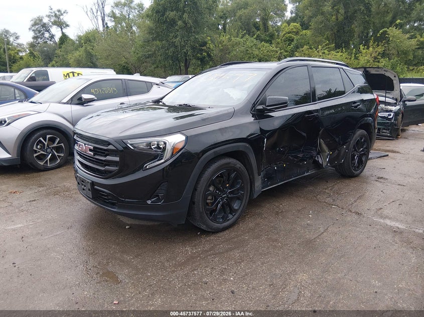 Vin: 3gkalpev7ml306909, lot: 46236281, gmc terrain fwd slt 20212