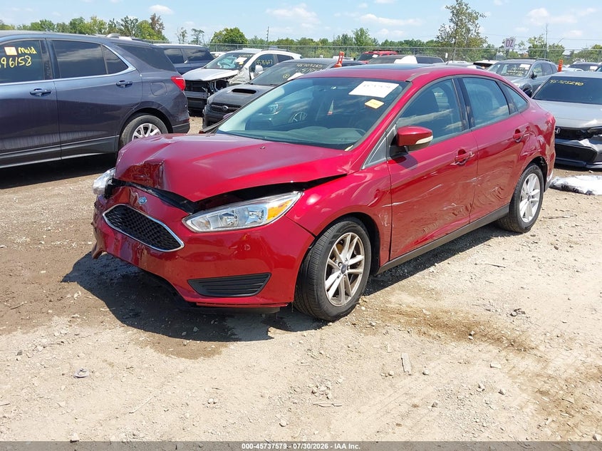 Vin: 1fadp3f20fl260452, lot: 46236283, ford focus se 20152