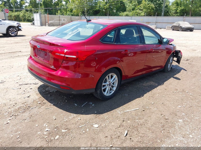 Vin: 1fadp3f20fl260452, lot: 46236283, ford focus se 20154