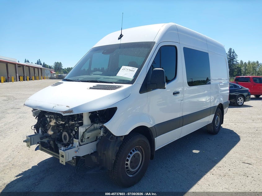 Vin: w1w4nbhy9rp661947, lot: 46236307, mercedes-benz sprinter 2500 standard roof 4-cyl diesel ho 20242