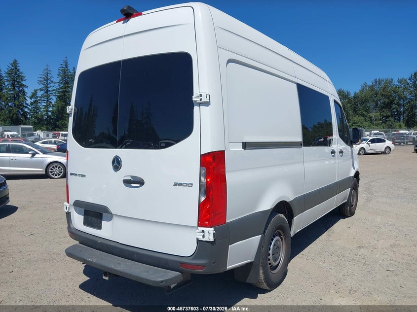 Vin: w1w4nbhy9rp661947, lot: 46236307, mercedes-benz sprinter 2500 standard roof 4-cyl diesel ho 20244