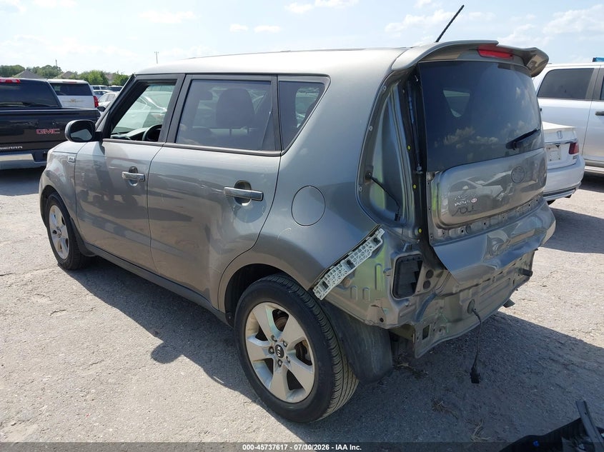 Vin: kndjn2a29h7428492, lot: 46236321, kia soul 20173