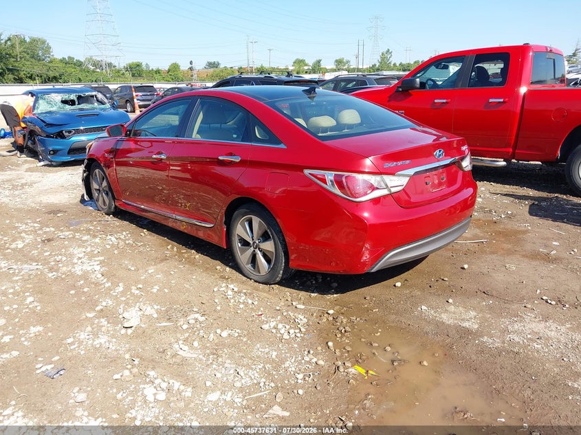 2012 HYUNDAI SONATA HYBRID auction photo 3
