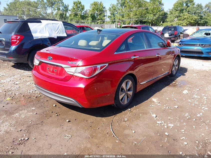 2012 HYUNDAI SONATA HYBRID auction photo 4