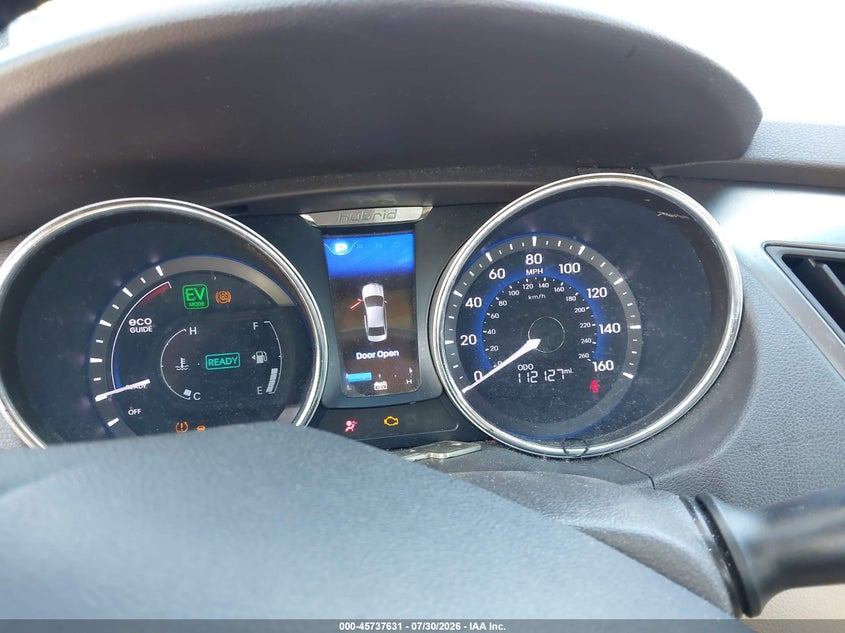 2012 HYUNDAI SONATA HYBRID auction photo 7