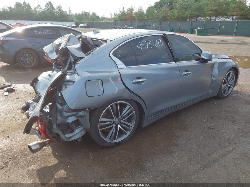 Vin: jn1bv7ar9em682072, lot: 46236348, infiniti q50 sport 20144