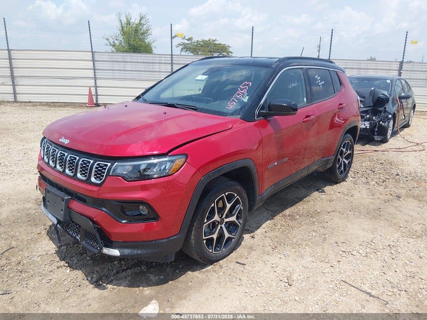 Vin: 3c4njdcn5st552794, lot: 46236357, jeep compass limited 4x4 20252