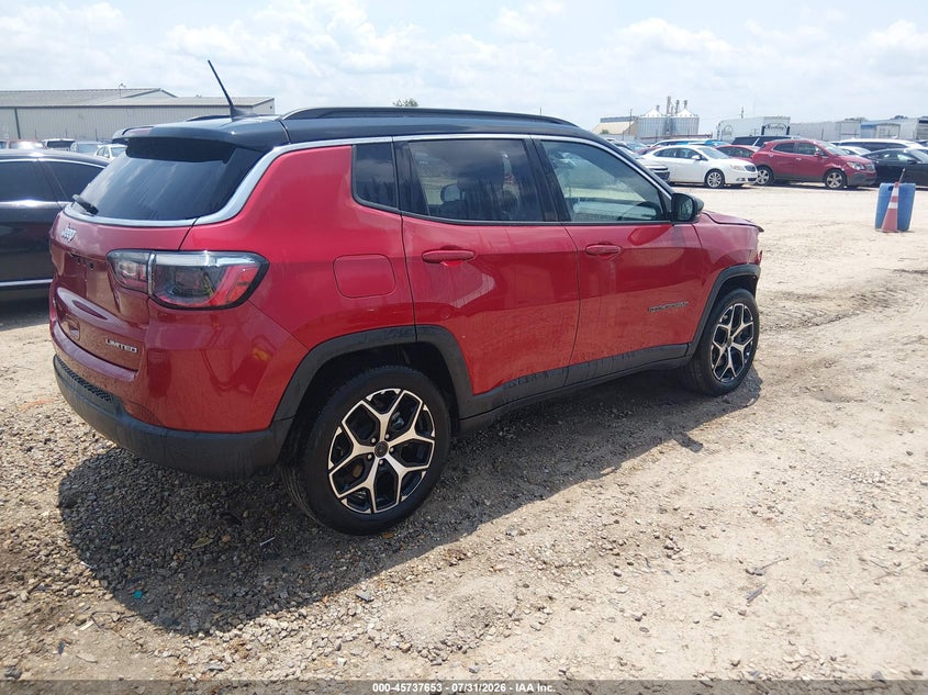 Vin: 3c4njdcn5st552794, lot: 46236357, jeep compass limited 4x4 20254