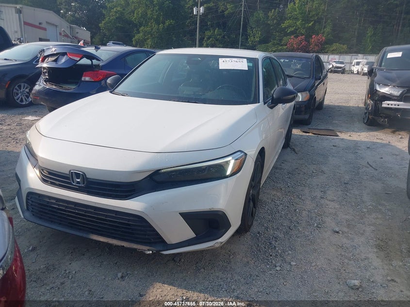 Vin: 2hgfe2f58nh502575, lot: 46236359, honda civic sport 20222