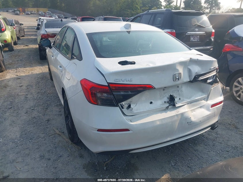 Vin: 2hgfe2f58nh502575, lot: 46236359, honda civic sport 20223