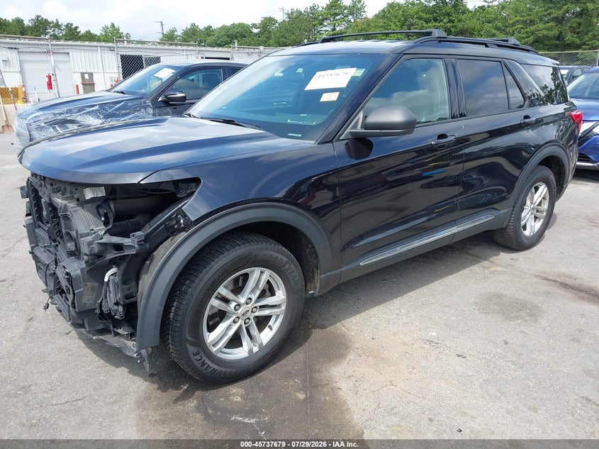 Vin: 1fmsk8dh8lgb70745, lot: 46236383, ford explorer xlt 20202