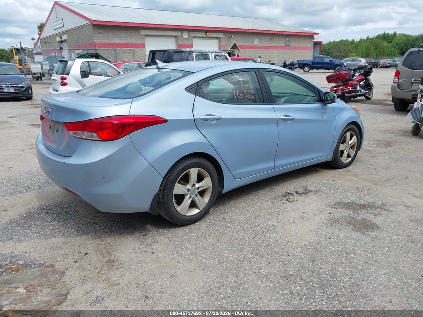 Vin: kmhdh4ae6du774520, lot: 46236396, hyundai elantra gls 20134
