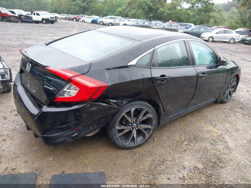 Vin: 2hgfc2f89lh593028, lot: 46236403, honda civic sport 20204