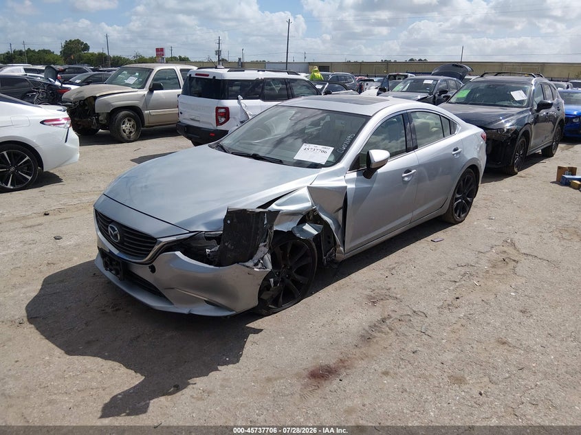 Vin: jm1gj1w59g1430831, lot: 46236410, mazda mazda6 i grand touring 20162