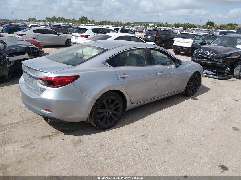 Vin: jm1gj1w59g1430831, lot: 46236410, mazda mazda6 i grand touring 20164