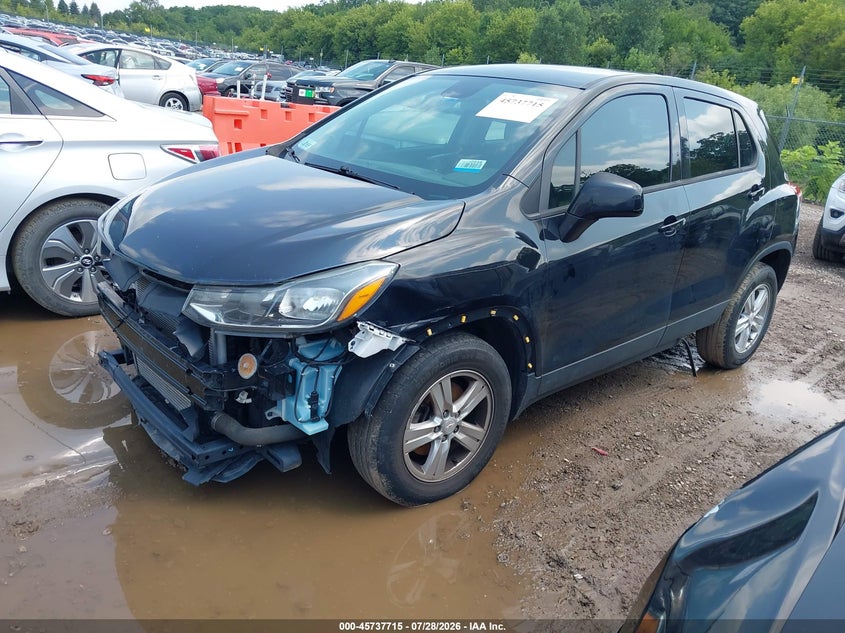 Vin: kl7cjksb3lb337918, lot: 46236420, chevrolet trax fwd ls 20202
