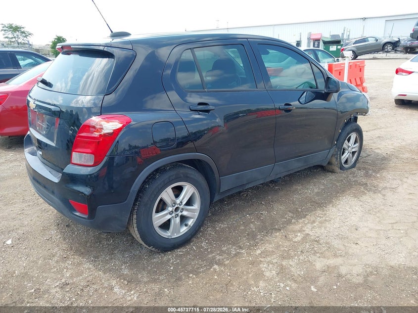 Vin: kl7cjksb3lb337918, lot: 46236420, chevrolet trax fwd ls 20204