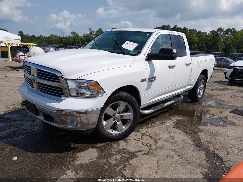 Vin: 1c6rr7gt1hs569386, lot: 46236421, ram 1500 big horn  4x4 6'4 box 20172