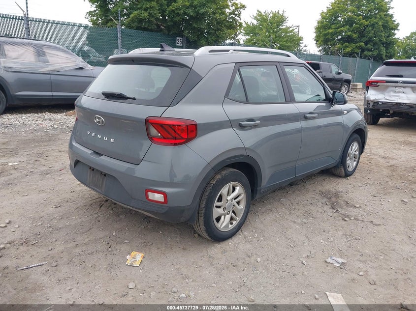 Vin: kmhrc8a35lu041013, lot: 46236433, hyundai venue sel 20204