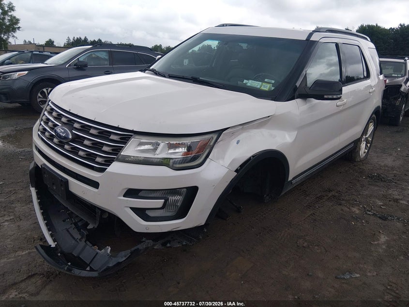 Vin: 1fm5k8d82hgb26177, lot: 46236436, ford explorer xlt 20172