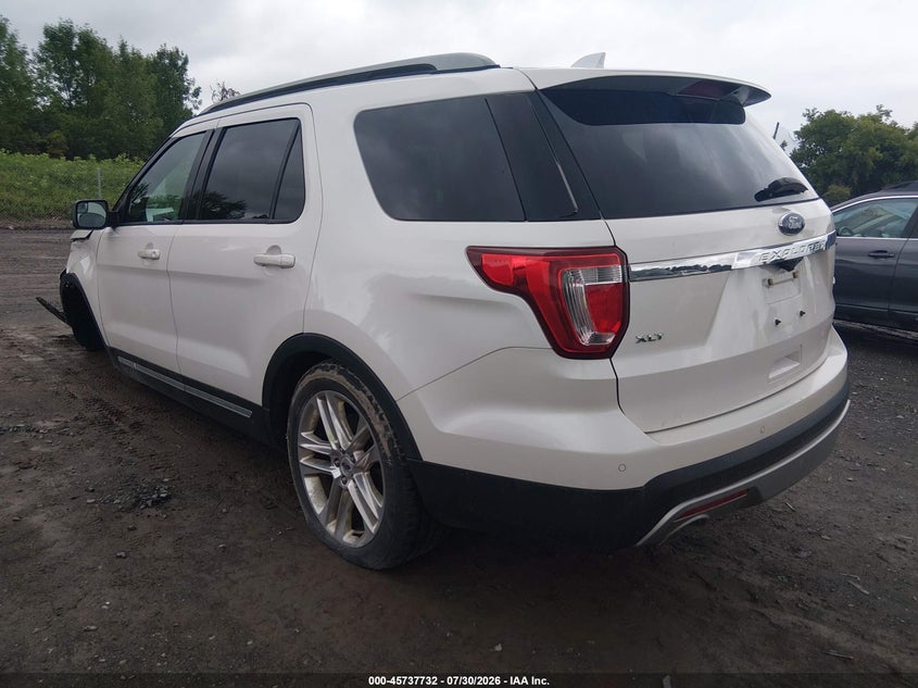 Vin: 1fm5k8d82hgb26177, lot: 46236436, ford explorer xlt 20173