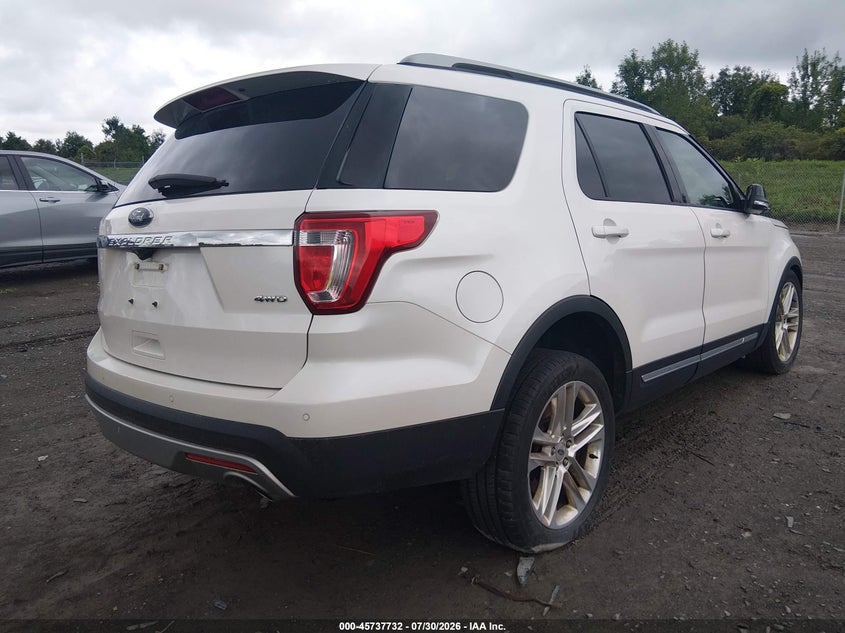 Vin: 1fm5k8d82hgb26177, lot: 46236436, ford explorer xlt 20174