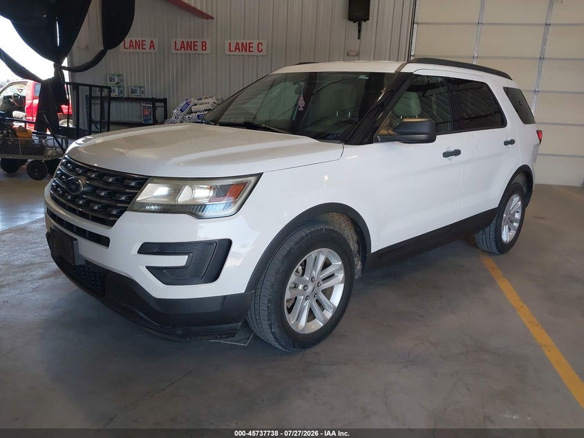 2017 Ford Explorer, Обычный износ, IAAI, VIN 1FM5K8B87HGD18603 — фото 2
