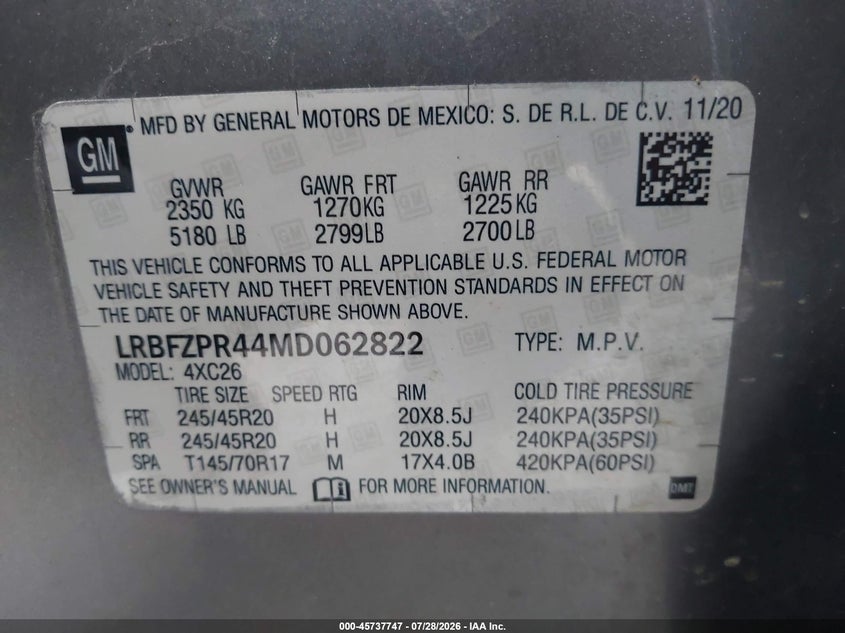 2021 BUICK ENVISION AWD ESSENCE · Фото 9