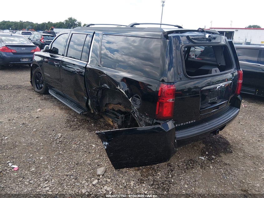 Vin: 1gnskhkc2hr271813, lot: 46236456, chevrolet suburban lt 20173