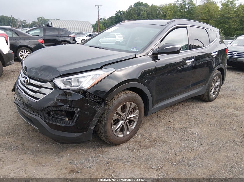 2016 Hyundai Santa Fe Sport 2.4L, Удар спереди, IAAI, VIN 5XYZUDLB2GG370967 — фото 2