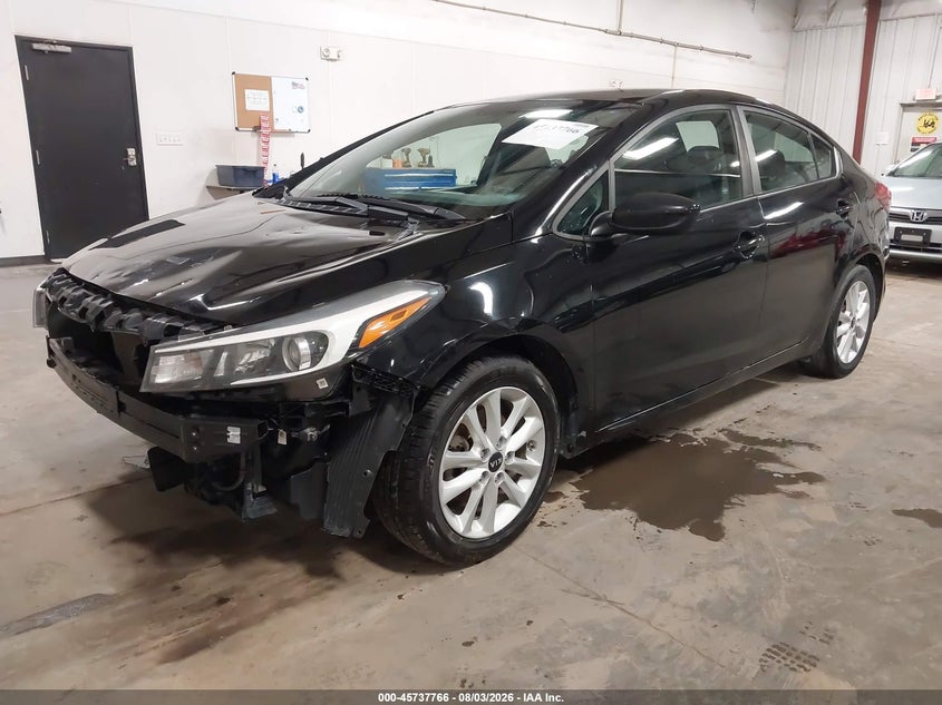 Vin: 3kpfl4a72he130353, lot: 46236470, kia forte lx 20172