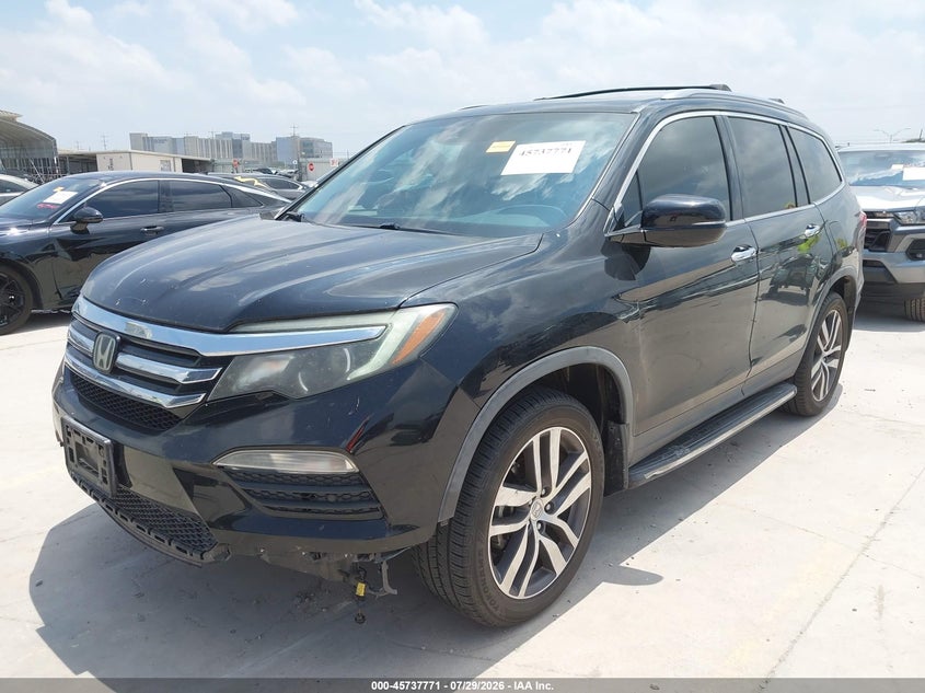 Vin: 5fnyf6h99gb093488, lot: 46236475, honda pilot touring 20162