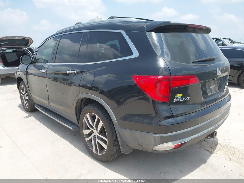 Vin: 5fnyf6h99gb093488, lot: 46236475, honda pilot touring 20163