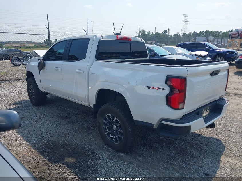 Vin: 1gcptcek0p1166492, lot: 46236490, chevrolet colorado 4wd  short box lt 20233