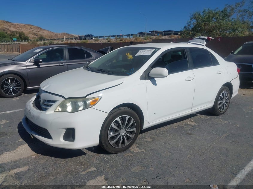2013 Toyota Corolla, Front End, IAAI, VIN 5YFBU4EE6DP146214 — photo 2