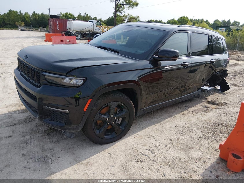 Vin: 1c4rjjbg7s8761133, lot: 46236529, jeep grand cherokee l limited 4x2 20252