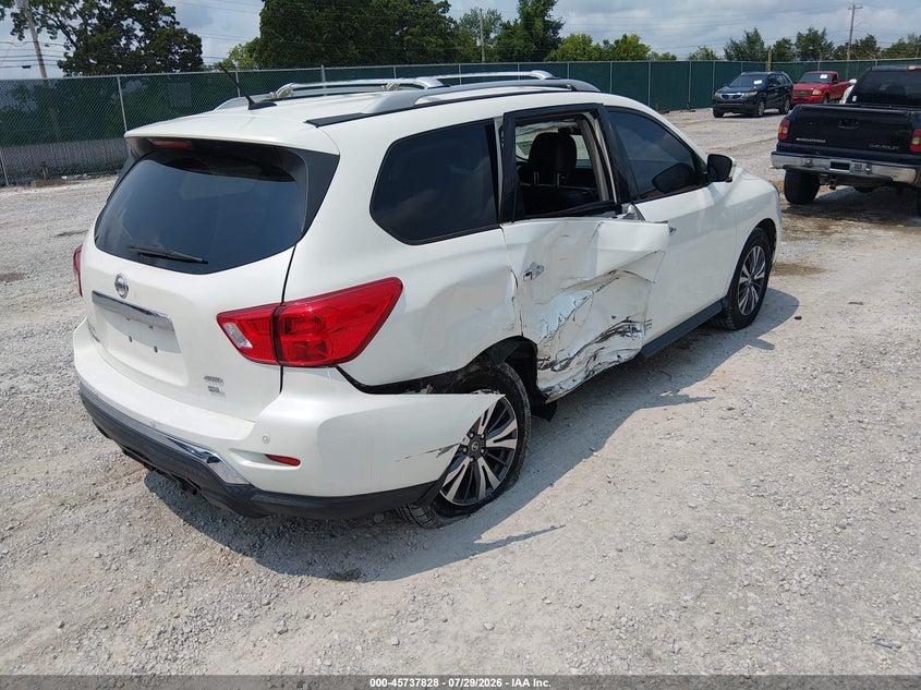 Vin: 5n1dr2mmxhc667809, lot: 46236532, nissan pathfinder platinum/s/sl/sv 20174