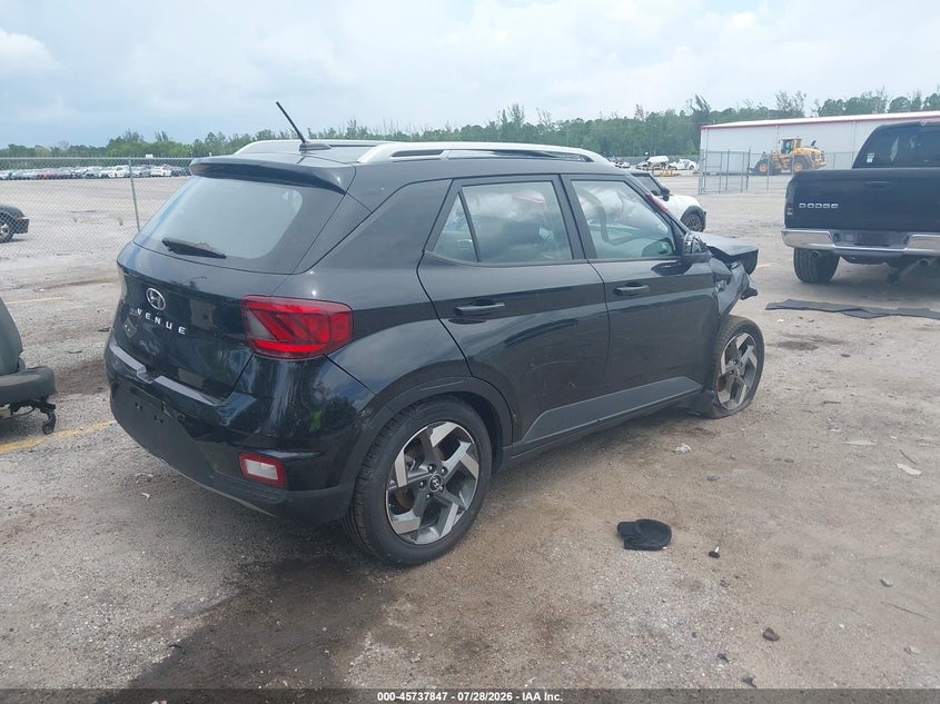 Vin: kmhrc8a31ru291700, lot: 46236551, hyundai venue sel 20244