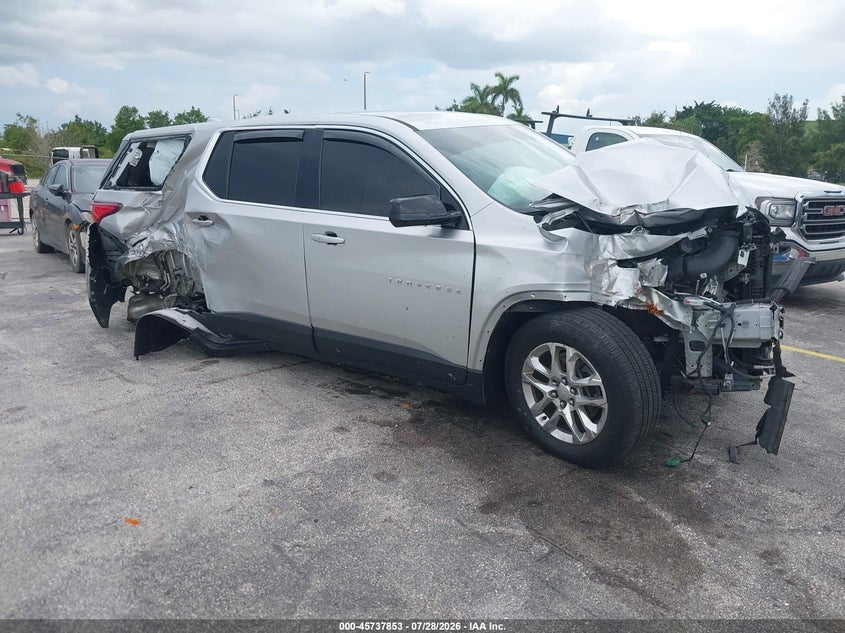Vin: 1gnevfkw5lj257284, lot: 46236557, chevrolet traverse awd ls 2020 img_1