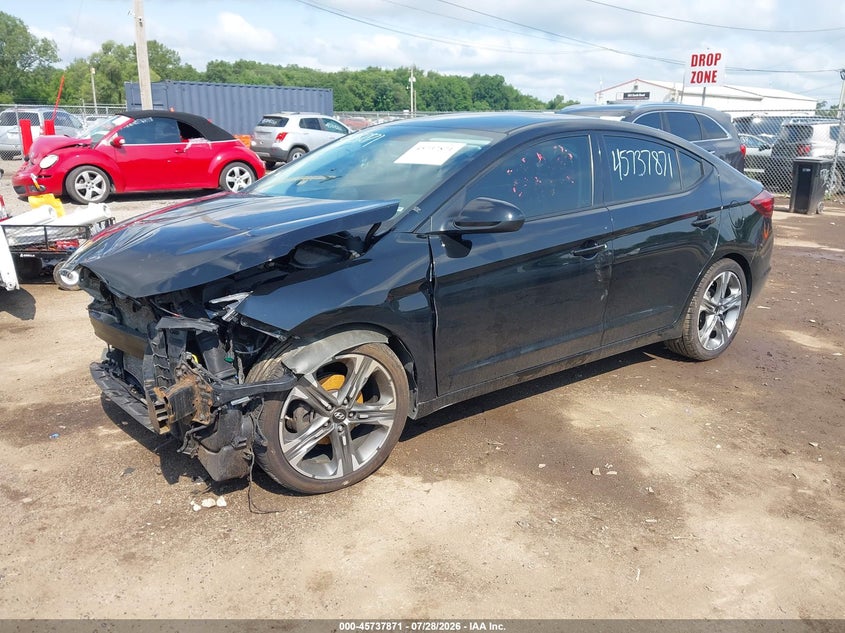 Vin: 5npd74lf4kh470493, lot: 46236575, hyundai elantra se 20192