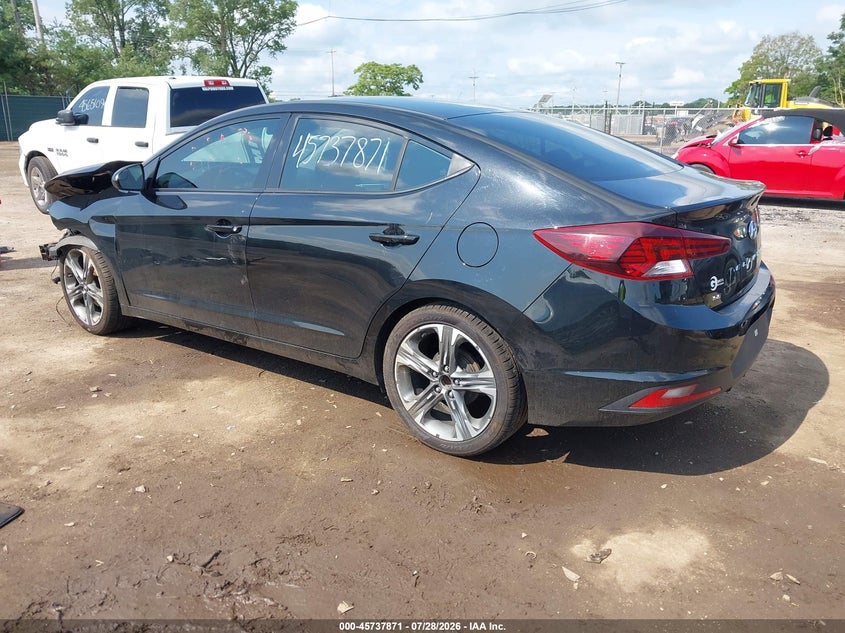 Vin: 5npd74lf4kh470493, lot: 46236575, hyundai elantra se 20193