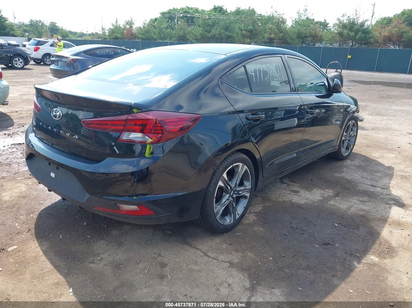 Vin: 5npd74lf4kh470493, lot: 46236575, hyundai elantra se 20194