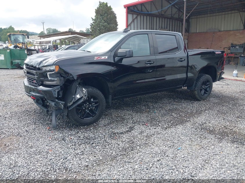 Vin: 3gcpyfed1mg263749, lot: 46236580, chevrolet silverado 1500 4wd  short bed lt trail boss 20212